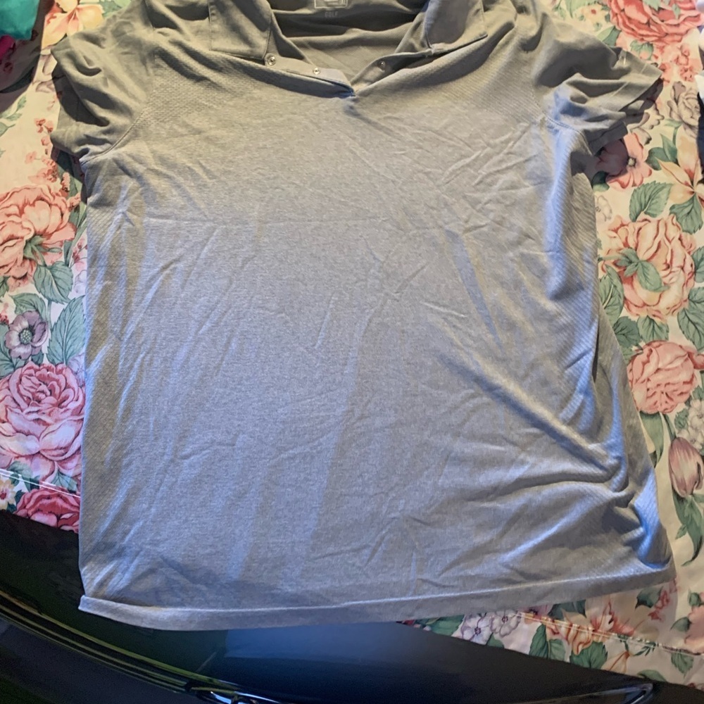 Slazenger Women’s Short Sleeve Gray Golf Shirt Size X-Larfe